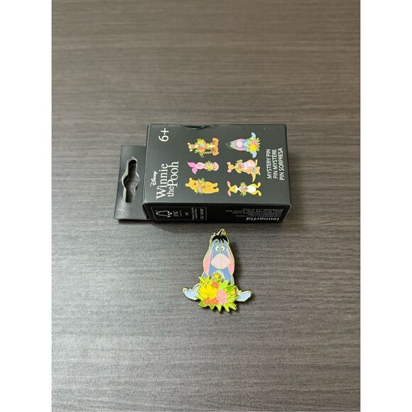 Loungefly Disney Winnie the Pooh Floral Blind Box Enamel Pin - Eeyore - Picture 1 of 2